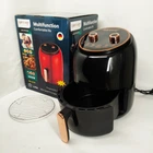 Электро Фритюрница безмасляная Rainberg RB-2318 3800 Вт с съёмной корзиной 8.5л до 30 мин Black