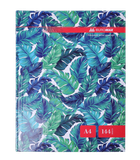 Книга канц. тв.пал. А4 144арк # офс. BUROMAX 24419102-06 Floristica, бірюзова /BM.24419102-06/