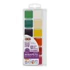 Фарби акварельні медові ZiBi 12 кольорів KIDS Line Classic ZB.6584