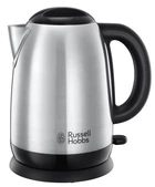 Электрический чайник Russell Hobbs Adventure 17 л, металлический, серебристый с черными акцентами (630352)