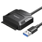 Адаптер Ugreen USB-A for SSD/HHD 2.5"/3.5" up to 4TB Black (6957303826117)