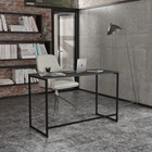 Письменный стол компьютерный Liner Loft графит Knap. Столы рабочие письменные лофт для дома и офиса