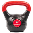 Гиря вінілова Toorx PVC 2 кг Black/Orange (KRP-2)