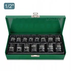 Набор ударных головок TOPTUL 1/2" 10-24мм 15ед. GDAD1501