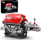 Конструктор двигатель и коробка Supercar V12 863 деталей Mould King Mking Engine 10226