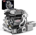 Конструктор двигатель и коробка BGT Supercar W16 2024 деталей Mould King Mking Engine 10201