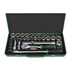 Набор инструмента 1/2" (дюйм+метр.) 38ед. GCAD3803 TOPTUL