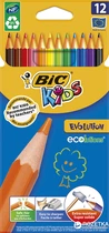 Олівці кольорові BIC Kids Evolution 12 кольорів bc82902912