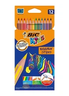 Олівці кольорові BIC evolution stripes 12 кольорів bc9505222
