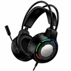Игровые наушники Borofone BO112 Wave 50мм динамики 2м кабель USB AUX черный