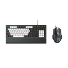 Клавиатура и мышь XO KB-06 mixed color luminous mechanical Белый микс