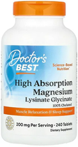 Магний Doctors Best глицинат лизинат хелатный Magnesium 240 таблеток ARE-576088