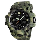 Годинник тактичний чоловічий вологостійкий Skmei AberTime 1155B Military Green