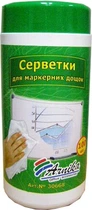 Салфетки влажные Арника для магнитно-маркерных досок 100 шт (30668)