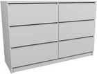 Комод Viant ТК-9 6Ш 1200 х 420 х 800 мм Серый (ТК9-000024131)