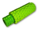 Масажний ролик EasyFit Grid Roller Double 33 см Салатовий (Салатовий)