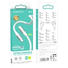 Кабель USB Borofone BX82 Extra Durable 20W PD Type C to Lightning 3A 1m White