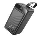 Додаткова батарея Hoco J123C 60000 mah 22.5W+PD20W fully compatible with LCD and LED-lamp Black