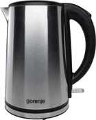 Електрочайник Gorenje K15DWS Strix 1,5 л 2200 Вт Нержавіюча сталь/Чорний