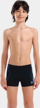 Плавки-шорти для хлопчиків Arena GRAPHIC SWIM SHORT чорний, бірюзовий 140 см