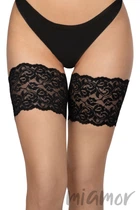 Ленты на бедра кружевные ANNES Lace Thigh Band S Чёрный