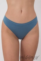 Трусики бразилиана бесшовные Giulia Brasilian briefs SPRING LAKE S/M Голубые