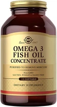 Омега 3 Solgar Omega 3 Fish Oil Concentrate 120 капсул