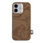 Чехол Kajsa Glamorous Collection Fluid Art with MagSafe для iPhone 17, Desert gold