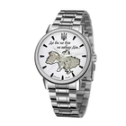 Годинник наручний Awarder 022 Silver-White Mechanic Metall Не Забуду Дім