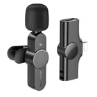 Бездротовий петличний мікрофон Borofone BFK12 USB-C/Lightning для смартфона, чорний (789295)