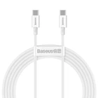 Кабель Baseus Superior Series Fast Charging Data Cable Type-C to Type-C 100W 20V 5A 2м (CATYS-C02) White