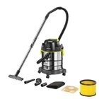 Пилосос будівельний акумуляторний RYOBI R18WDV-0 ONE+ (+ Всмоктуючий шланг, ручка, телпічна штанга, насадка для підлоги,