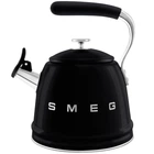 Чайник зі свистком Smeg 2,3 л чорний WKF01CR