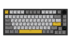 Беспроводная механическая клавиатура Ajazz AK820 PRO 75% Flying Fish Switch Black RGB (AK820PRO-FF-BGY)