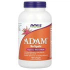 Покращені мультивітаміни для чоловіків NOW Foods (ADAM™) 180 капсул (NOW-03881)