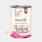 Вологий корм для кішок Baskerville Super Premium Kalb Mit Brlaubeeren Телятина з чорницею 400 г