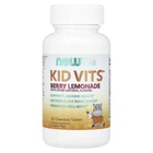 Вітаміні для дітей Now Foods (Kid Vits) 120 жувальних таблеток зі смаком ягід (NOW-03882)