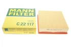 Фільтр повітряний Audi 100 1.8-2.3 82-90/VW T2 1.6-2.0 64-92/Lada 2110-2112 1.5-2.0 95-12 MANN-FILTER C 22 117