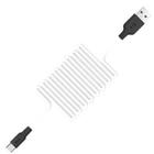 Кабель Type-C Hoco X21 Plus 3A силіконовий чорно-білий 2м