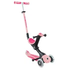 Самокат с сиденьем 3 в 1 Globber GO-UP Deluxe Lights Pastel Pink от 1 до 9 лет (646-710-2)