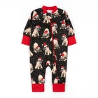 Сліп Dexter`s на блискавці дитячий christmas pug 74 см черный