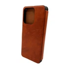Защитный чехол-книжка Leather Premium для Xiaomi Redmi Note 14s 4G (Europe version) Brown (LPRRmNt14sBrown)