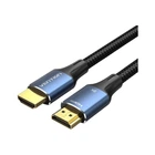 Кабель мультимедийный HDMI M to HDMI M 3.0m 8K cotton braided blue Vention (ALGLI)