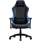 Крісло ігрове Anda Seat Luna Color PVC Size L Black/Blue (AD18-48-BS-PV)