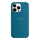 Чохол Silicone Case with MagSafe для iPhone 13 Pro Max Blue Jay