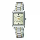 Женские часы CASIO LTP-V007SG-9E прямоугольные комбинированные