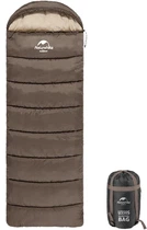 Спальник з капюшоном Naturehike U350 NH20MSD07, (1°C), лівий, коричневий