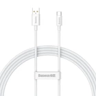 Кабель Baseus Superior Series Fast Charging Data Cable USB to Type-C 100W 20V 6A 1.5м (P10320102214-02) White