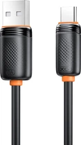 Кабель XO NB302-AC USB-A to USB-C 3 А, 1 м Black (NB302-AC.black)