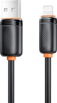 Кабель XO NB302-AI USB-A to Lightning 3 А, 1 м Black (NB302-AI.black)